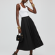 MIDTOWN DELUXE Pleated Midi Skirt ECO FASHION BYMANYC ® New York-0
