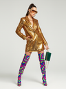 BYMANYC ® New York | Midtown Gold Sequin Blazer | Gold