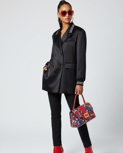 MIDTOWN Satin Tunika Blazer BYMANYC ® New York
