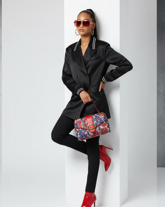 MIDTOWN Satin Tunika Blazer BYMANYC ® New York