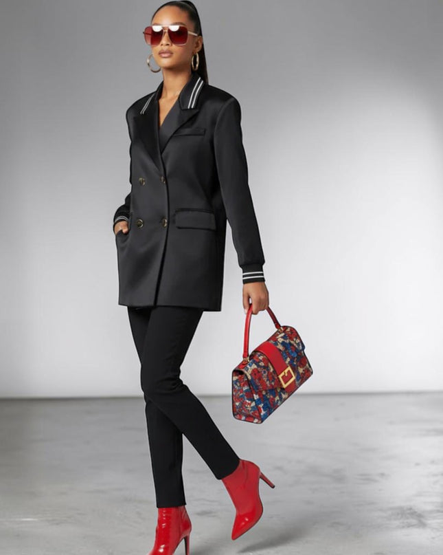 MIDTOWN Satin Tunika Blazer BYMANYC ® New York