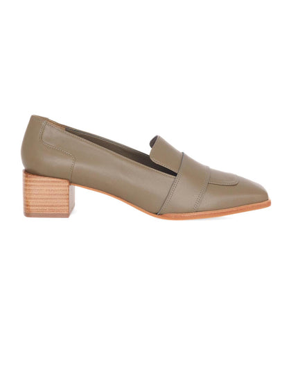 LOURO — Loafer Olivgrün Kalbsleder