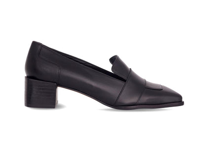 Louro Kalbsleder-Loafer Schwarz