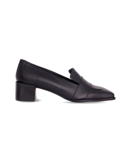 Louro Kalbsleder-Loafer Schwarz
