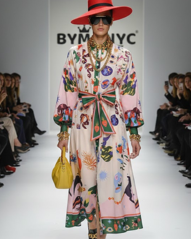 Maxi Dress New Collection BYMANYC ® New York • Dreamlike Artistic Print-0