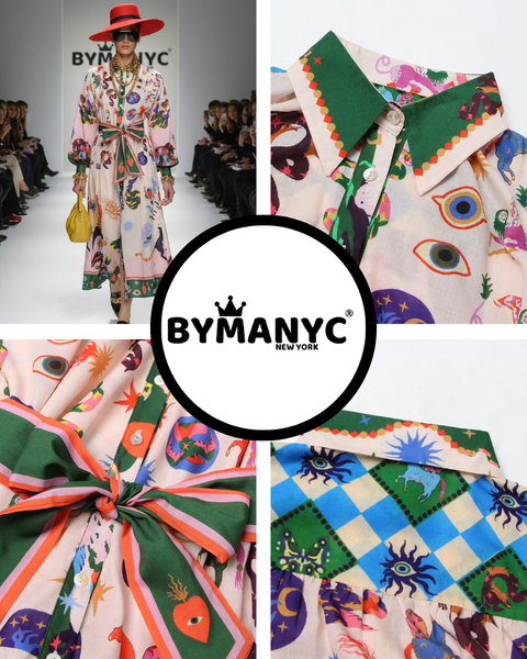 Maxi Dress New Collection BYMANYC ® New York • Dreamlike Artistic Print-1