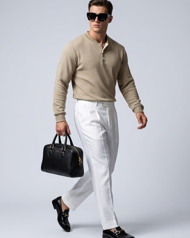 Men's Color-Block Polo SOHO New Collection Prêt-à-Porter BYMANYC ® New York-0