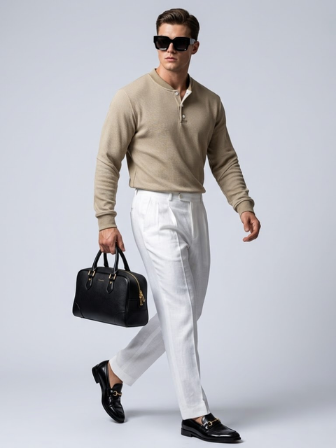Men's Color-Block Polo SOHO New Collection Prêt-à-Porter BYMANYC ® New York-0