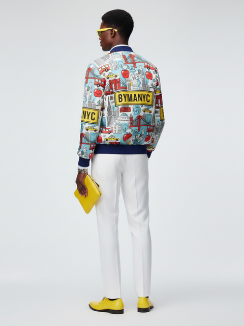 Men's GREENWICH Bomber Jacket BYMANYC ® New York-3