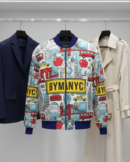 Men's GREENWICH Bomber Jacket BYMANYC ® New York-4