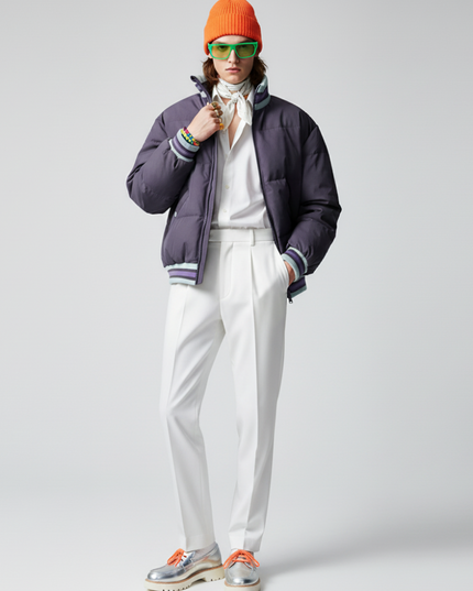 BYMANYC ® New York | Gramercy Couture Puffer Jacket | Purple