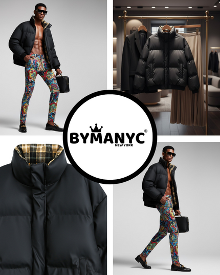 BYMANYC ® New York | Harlem Puffer Jacket | Black