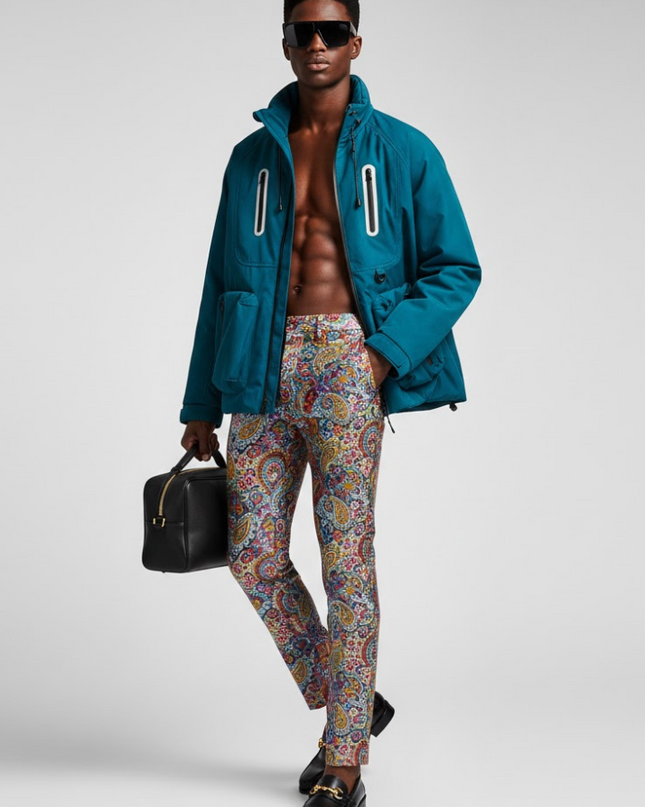 Men's Technical Jacket STREET ART QUEENS NYFW New Colecction BYMANYC ® New York-0