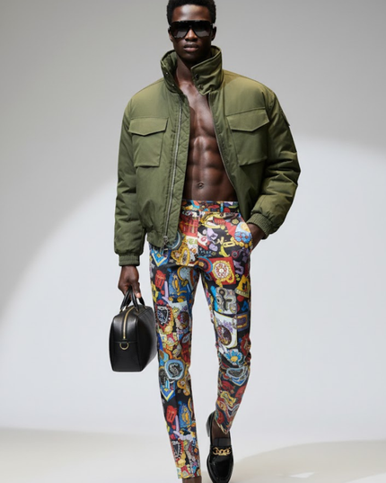 FORT GREENE Utility Jacket Herren | Army Green