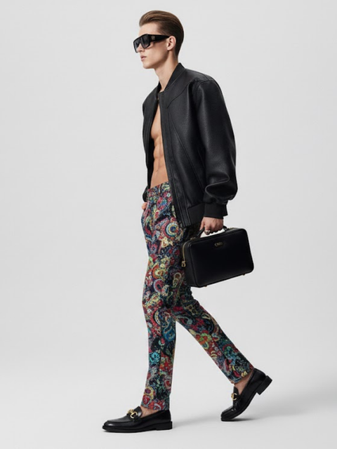 Men's Vegan Leather Bomber Jacket EAST VILLAGE NYFW New Colecction BYMANYC ® New York-1