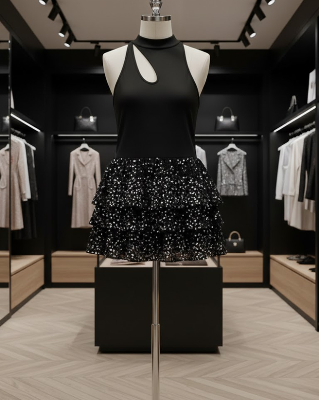 Midnight Sequin Flare • ECLIPSE Neue Kollektion BYMANYC ® New York