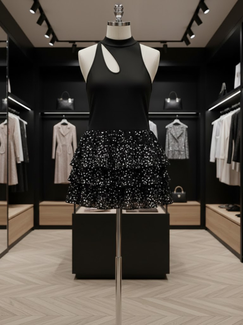 Midnight Sequin Flare • ECLIPSE Neue Kollektion BYMANYC ® New York