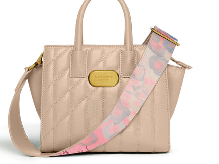 Mini Demi Tote Bag in Beige