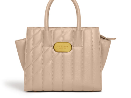 Mini Demi Tote Bag in Beige