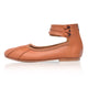 Muse Ankle Strap Leather Ballet Flats-7