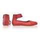 Muse Ankle Strap Leather Ballet Flats-4