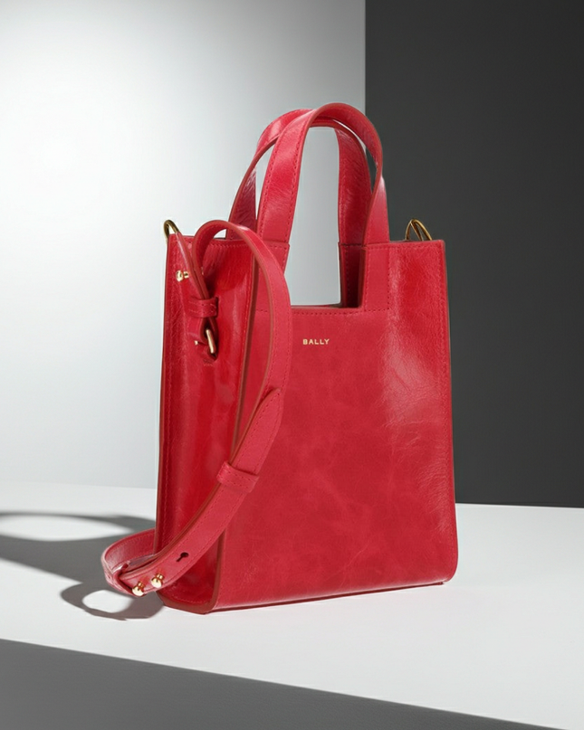 BALLY EASY TOTE - Cross Body Bag - red