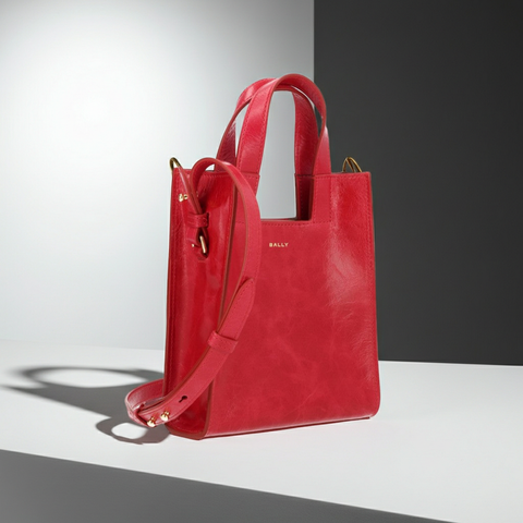 BALLY EASY TOTE - Cross Body Bag - red