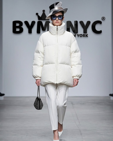 WOMEN'S JACKET Ecological FLATIRON New Collection Top Trendy BYMANYC ® New York