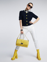 Navy Kurzarm-Strickjacke SOHO: Neue COUTURE in NOLITA Kollektion - BYMANYC ® New York