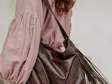 Nomad Tassel Leather Bag