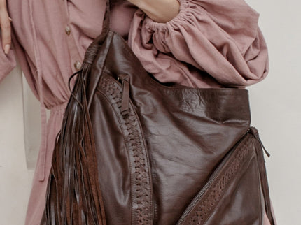 Nomad Tassel Leather Bag