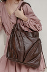 Nomad Tassel Leder-Tote | Handgefertigt mit Quasten & Stickerei