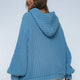 Nord Langarm-Kapuzenpullover – Oversized Rippenstrick