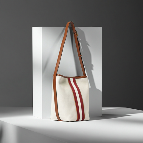 BALLY SIGN Stripe Shoulder Bag