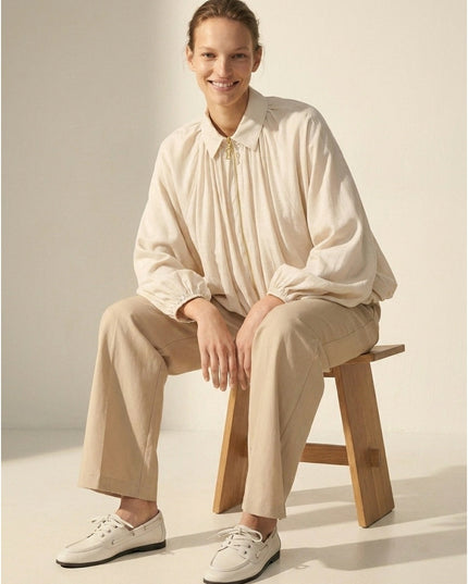 L'ARTE MILANO – Damen Bluse | Beige