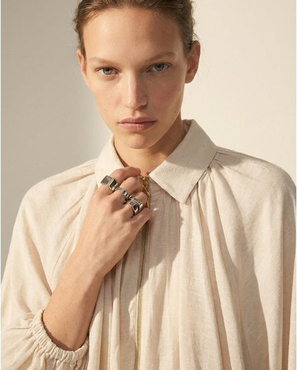 L'ARTE MILANO – Damen Bluse | Beige