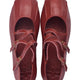 Obsession Kreuzband-Leder Ballerinas