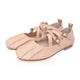 Obsession Criss-Cross Round Toe Flats-2