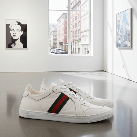 GUCCI Leather Sneakers