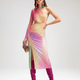 One-Shoulder Slit Kleid mit taillierter Taille | Upper East Side | BYMANYC ® New York