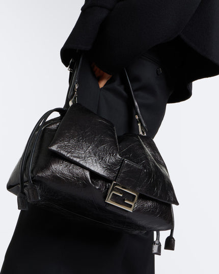 Fendi | Baguette Soft Large Ledertasche | Schwarz