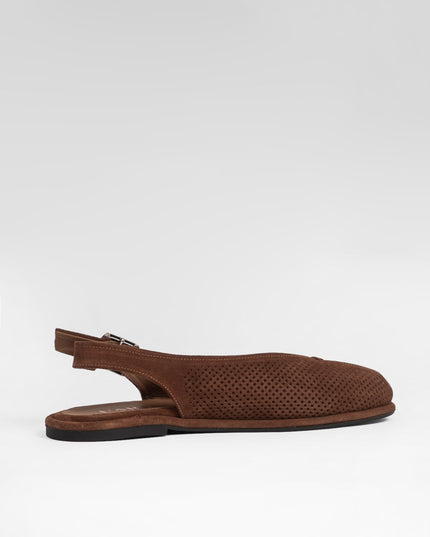 👡 L'ARTE MILANO – Damen Leder Sandalen | Brown