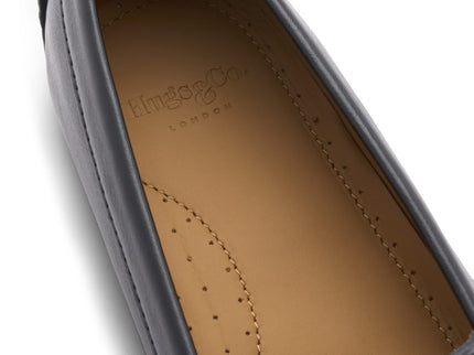 Women's Penny Driving Loafers, black leather