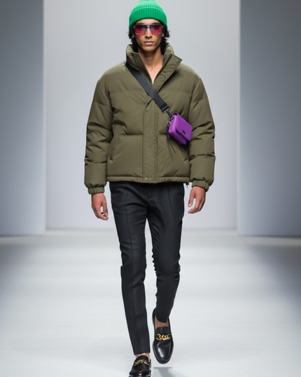 BYMANYC ® New York | Prospect Park Puffer Jacket | Army Green