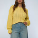 Parisse Cropped Knitted Cardigan-5