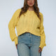 Parisse Cropped Knitted Cardigan-2