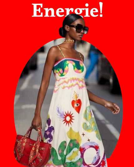 Damen Sommer Maxi-Kleid EAST VILLAGE | BYMANYC® New York