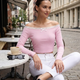 GRAMERCY Off-Shoulder Top Pink – Prêt-à-Porter