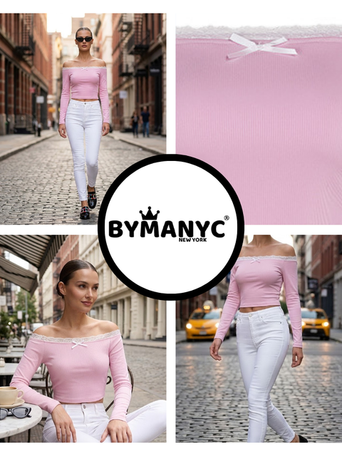 GRAMERCY Off-Shoulder Top Pink – Prêt-à-Porter