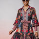 Hemdblusenkleid NOLITA – Floraler Paisley-Print – BYMANYC ® New York